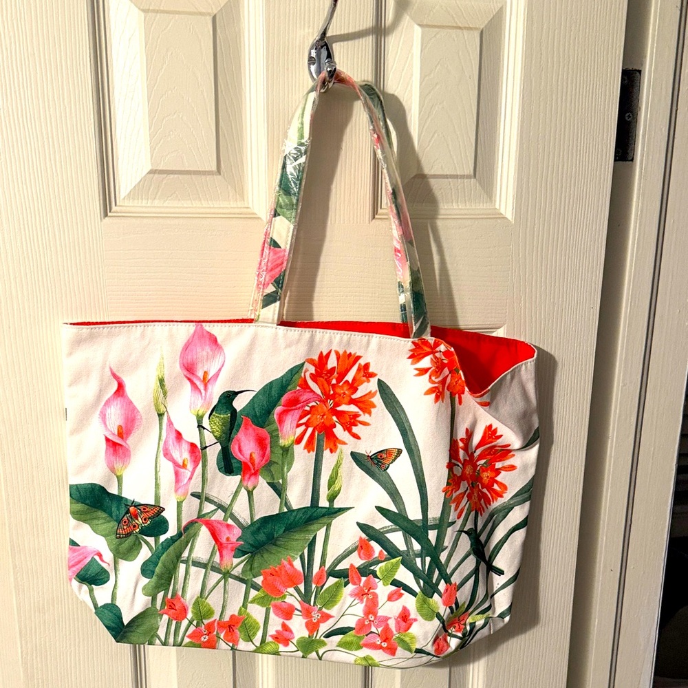 Floral Tote Bag - Multicolor